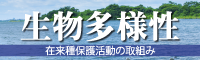 在来種保護活動の取組み